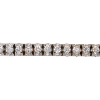 3 Row Diamond Tennis Bracelet 6.90 CT