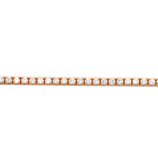 Diamond Tennis Rose Gold Bracelet 1.78 CT