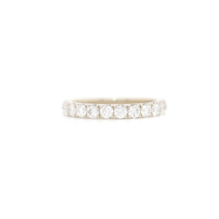 Diamond Cluster White Gold Ring 0.47 CT