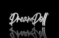 14K WHITE GOLD SINGLE LAYER CUSTOM "DREAMDOLL" STYLE DIAMOND PENDANT