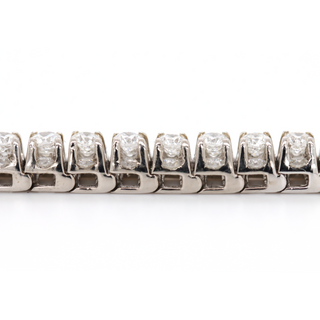 3 Row Diamond Tennis Bracelet 6.90 CT