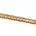 Cluster Diamond Tennis Bracelet D=2.90ct BG=1.74ct