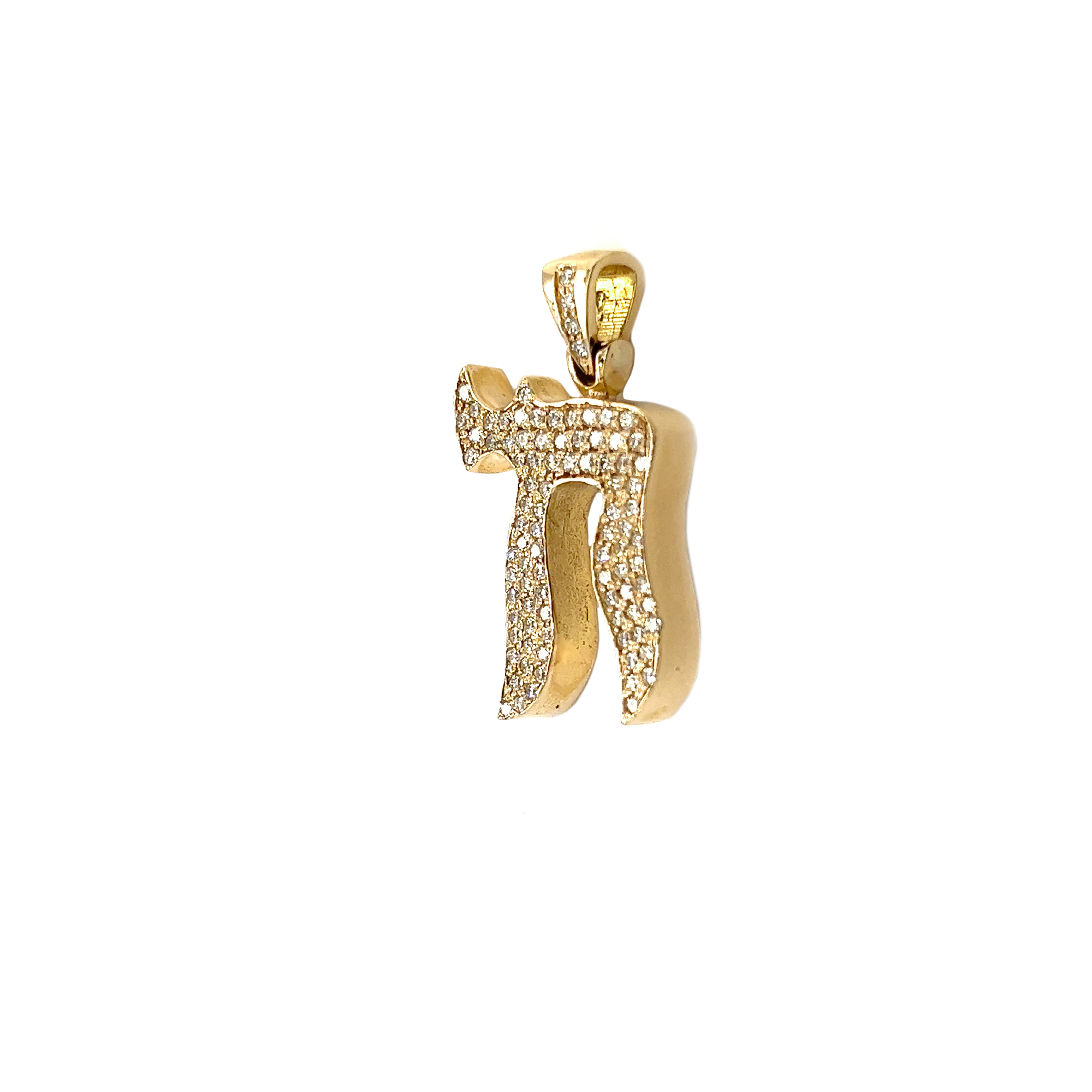 Chai Diamond Small Pendant .70 CT