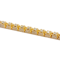 Tennis Flower Setting Bracelet 5.5 CT