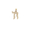 Chai Diamond Small Pendant .70 CT
