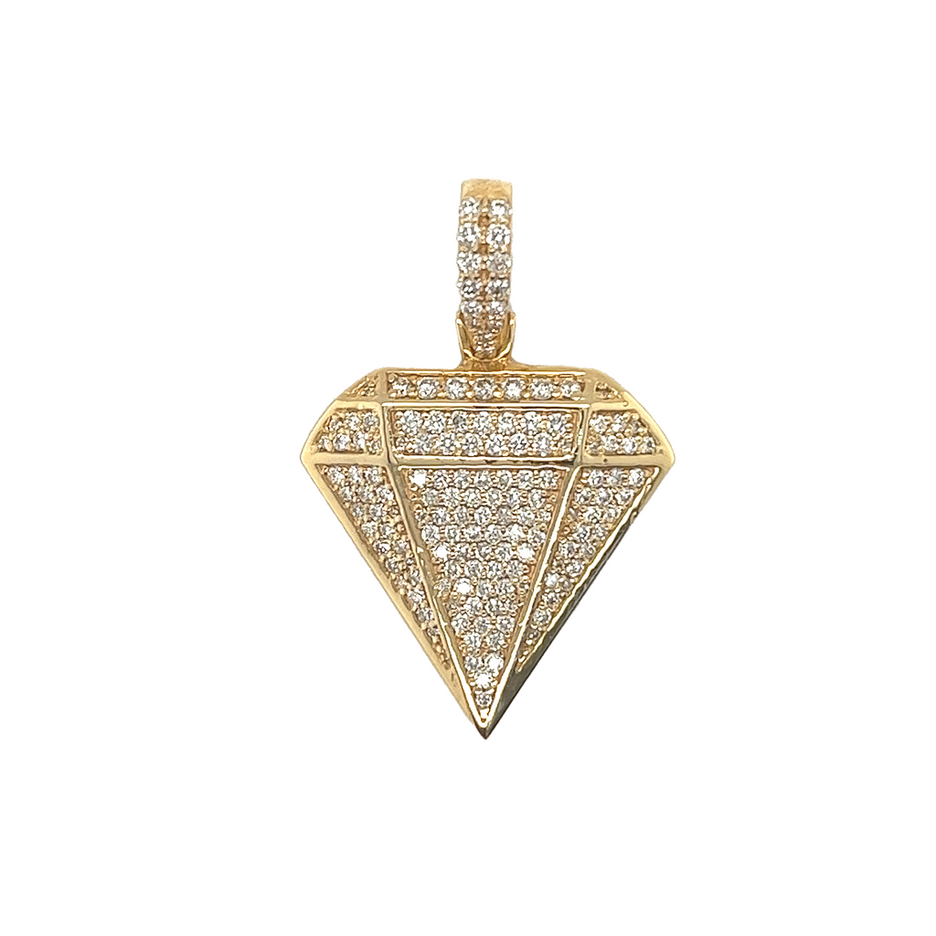 Diamond With Border Pendant 1.17 CT