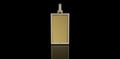 14K YELLOW GOLD 360 RECTANGLE SHAPE ROTATING DIAMOND PICTURE PENDANT
