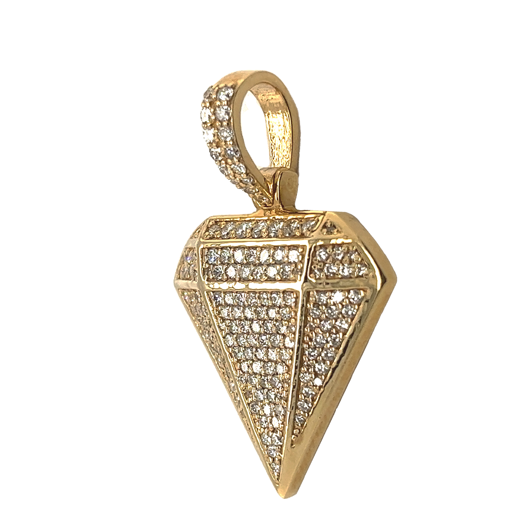 Diamond With Border Pendant 1.17 CT