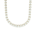 Diamond Tennis White Gold Chain 8.51 CT