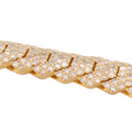 Miami Cuban Curved Diamond Bracelet 10.15 CT