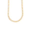 Diamond Tennis Gold Chain 12.52 CT