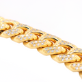 Miami Cuban Flower Setting Diamond Bracelet 7.00 CT