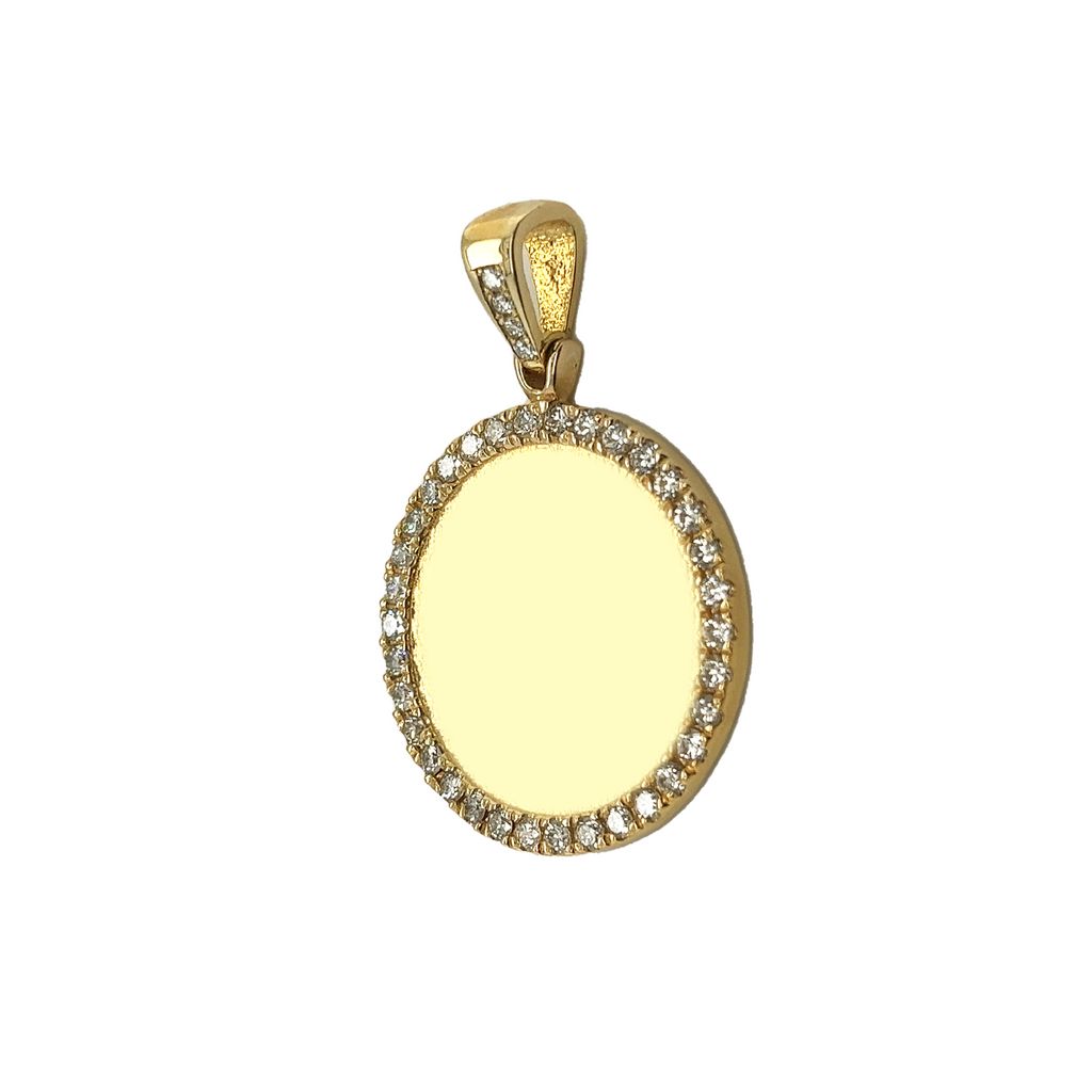 Medium Diamond Picture Pendant .87 CT
