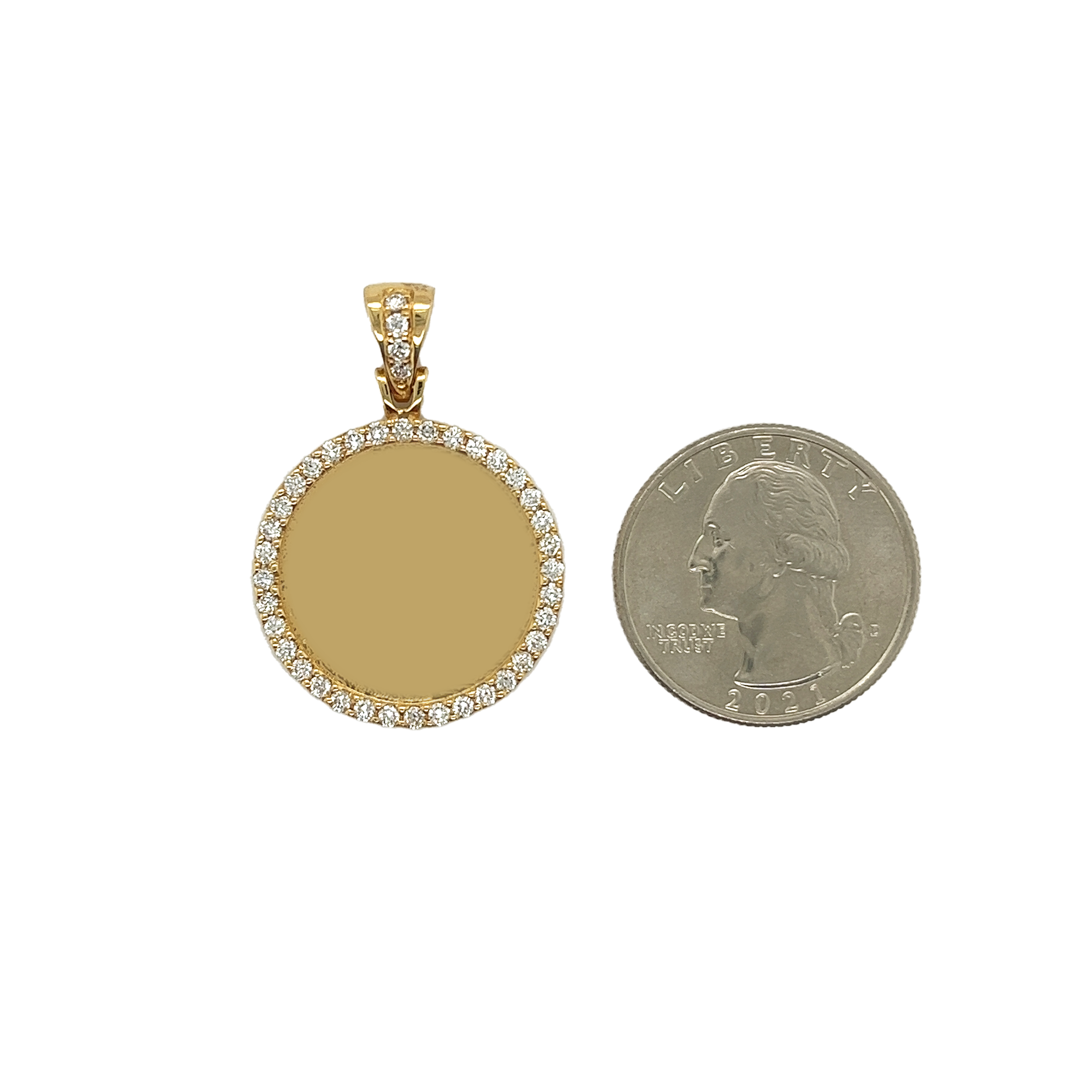 Small Diamond Picture Pendant 1.62 CT