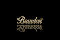 14k yellow gold custom "brandon" style diamond pendant