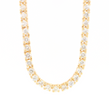 Diamond Tennis Yellow Gold Chain 7.19 CT