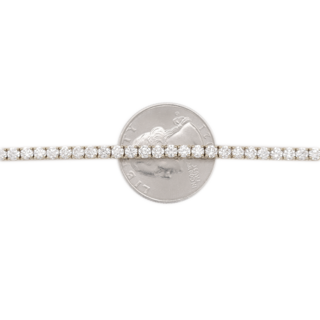 Diamond Tennis White Gold Chain 17.70 CT