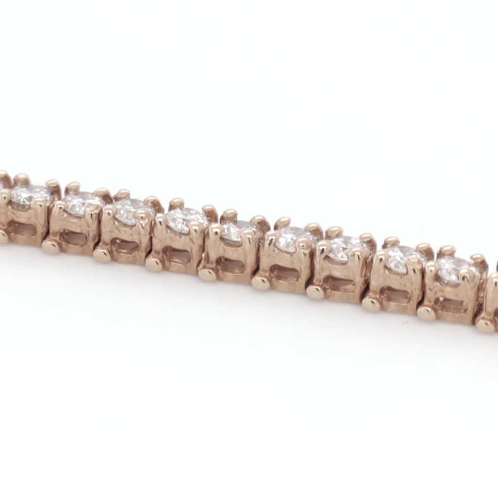 Tennis Diamond White Gold Bracelet 3.16 CT