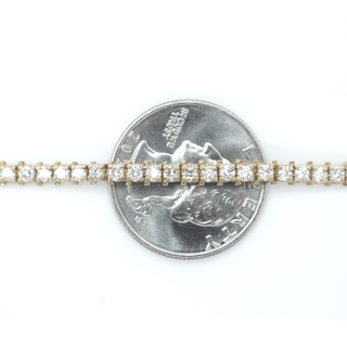 Tennis Diamond White Gold Bracelet 3.16 CT