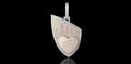 14K 2 TONE ROSE AND WHITE GOLD DOUBLE LAYER CUSTOM "BIGGEST HEART" DIAMOND PENDANT