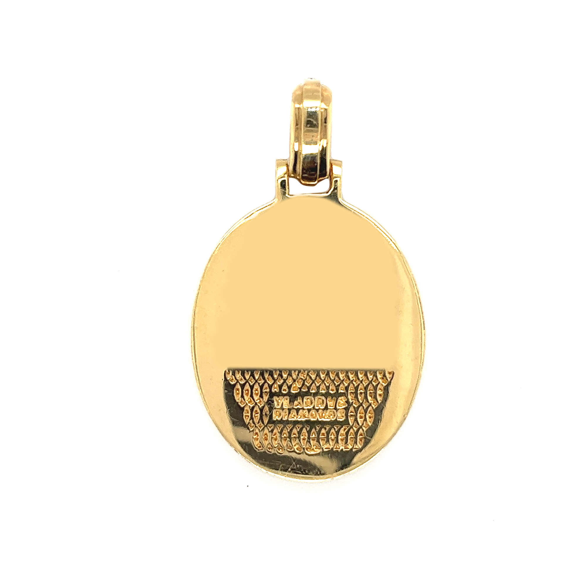 Angel vs Demon Diamond Oval Pendant 2.99 CT