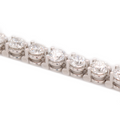 Tennis Diamond Bracelet 8.11 CT