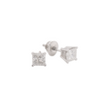 Princess Cut Diamond Studs 1.28 CT