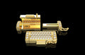 14k yellow gold custom diamond lock flat small narrow