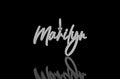 14K WHITE GOLD SINGLE LAYER CUSTOM "MARILYN" DIAMOND PENDANT