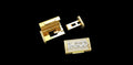 14k 2 tone white and yellow gold custom diamond "r-god" style lock