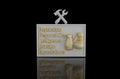 14K 2 TONE YELLOW AND WHITE GOLD DOUBLE LAYER RECTANGLE BOXING CUSTOM DIAMOND PENDANT