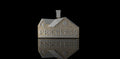 14k 2 tone white and yellow gold custom house priceless style custom diamond pendant