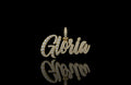 14k yellow gold custom "gloria" style diamond pendant