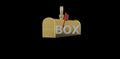 14K 2 TONE YELLOW AND WHITE GOLD CUSTOM "MAILBOX" STYLE DIAMOND PENDANT WITH RED ENAMEL