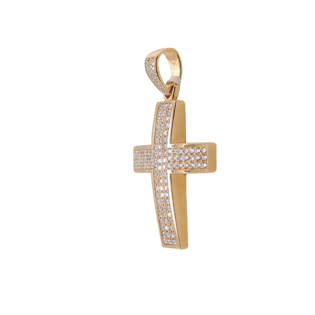 Large Cross Diamond Pendant 2.90 CT