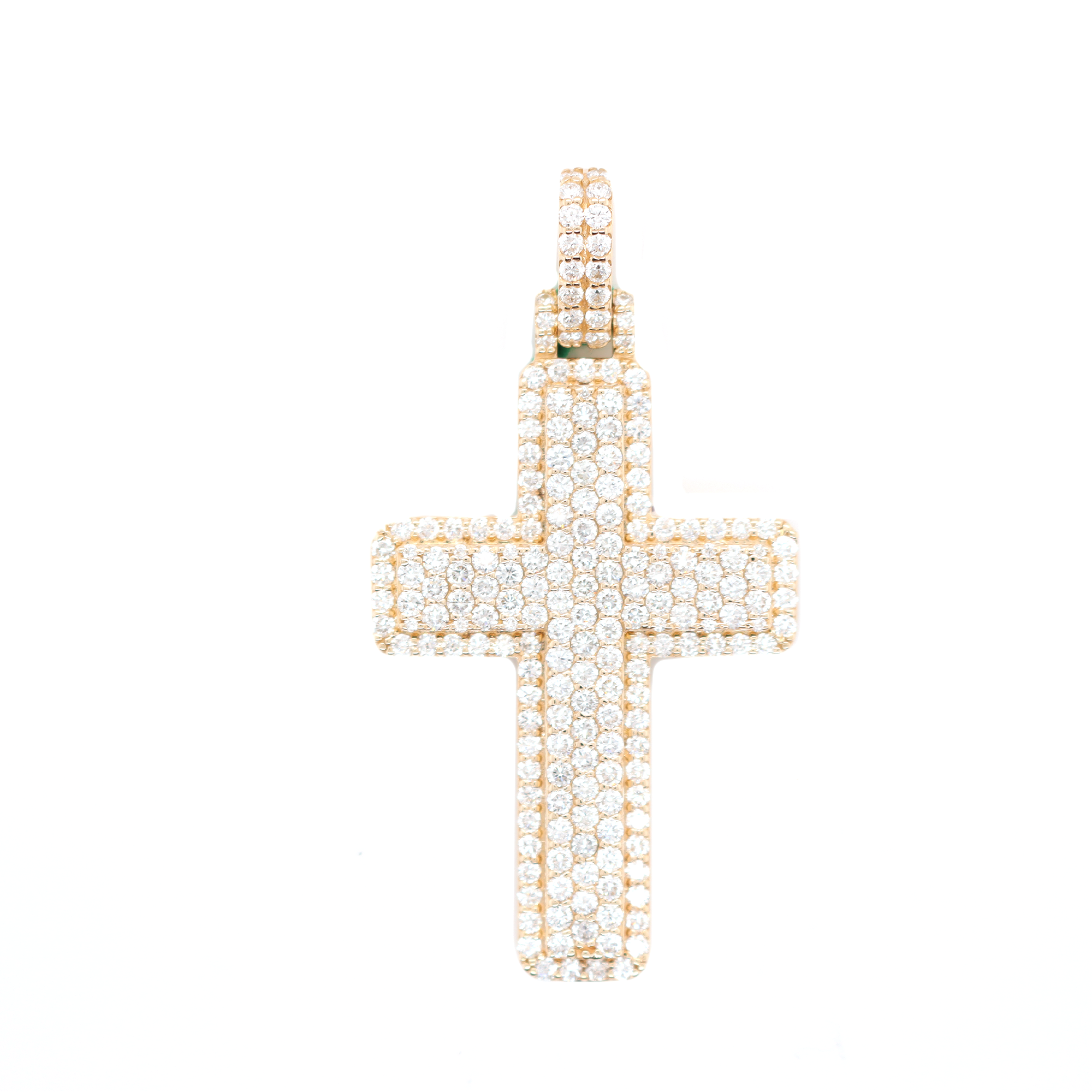 Large Cross Diamond Pendant 4.01 CT