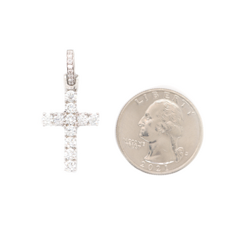 Small Diamond Cross Pendant 1.46 CT