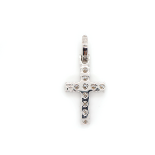 Small Diamond Cross Pendant 1.46 CT