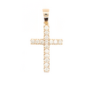 Large Diamond Cross Pendant 1.76 CT