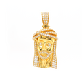 Medium Size Jesus Diamond Pendant 2.50 CT