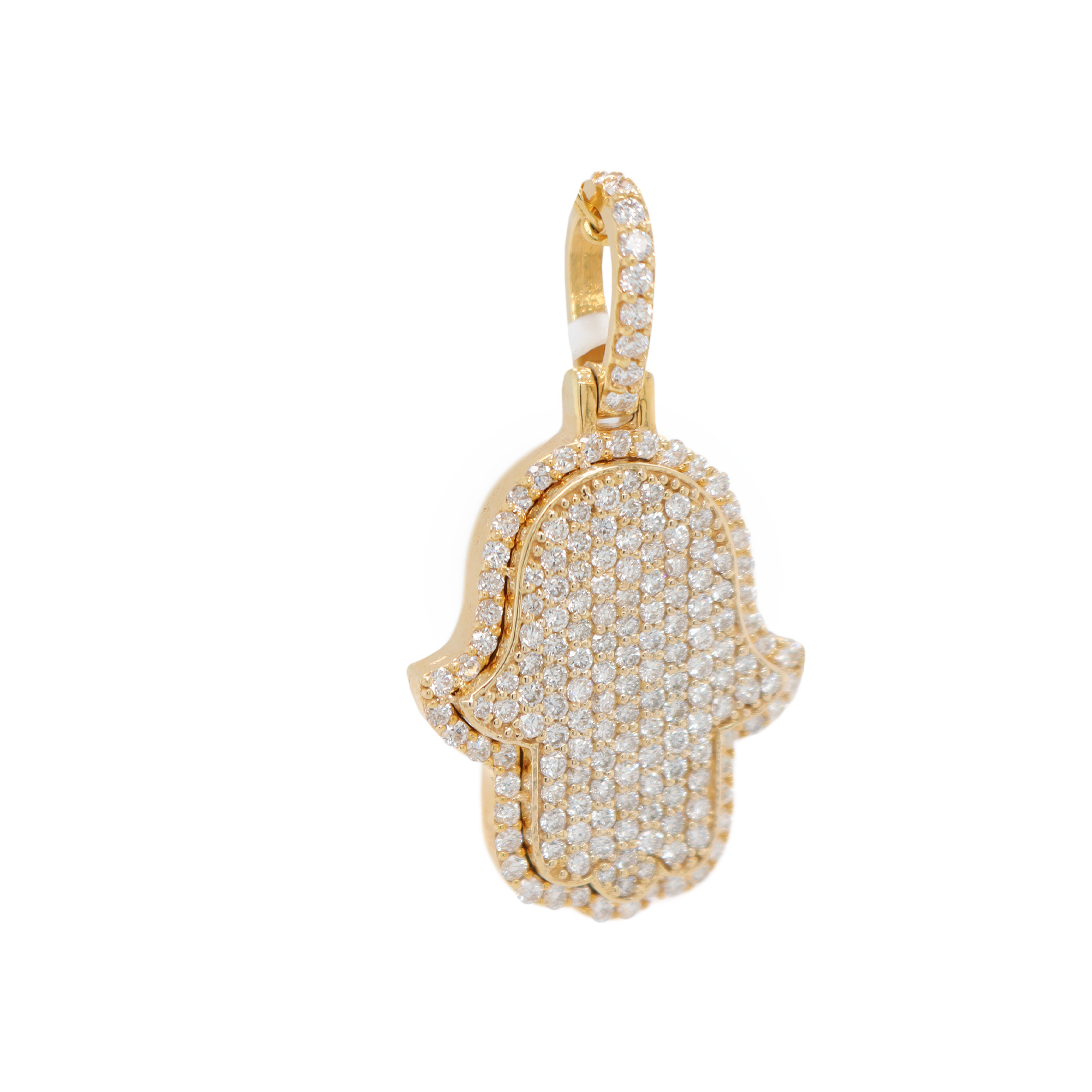 Small Hamsa Diamond Pendant 1.56ct