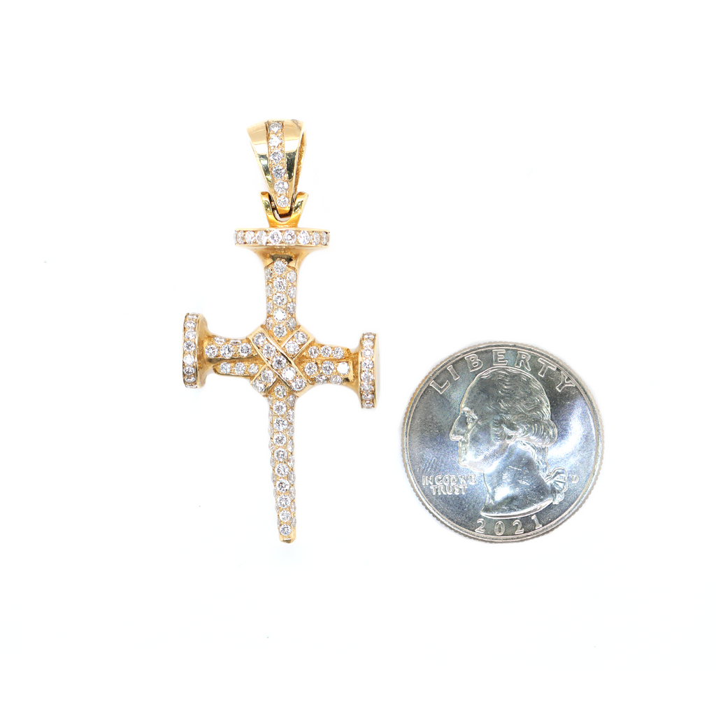 Nail Diamond Pendant 1.94 CT
