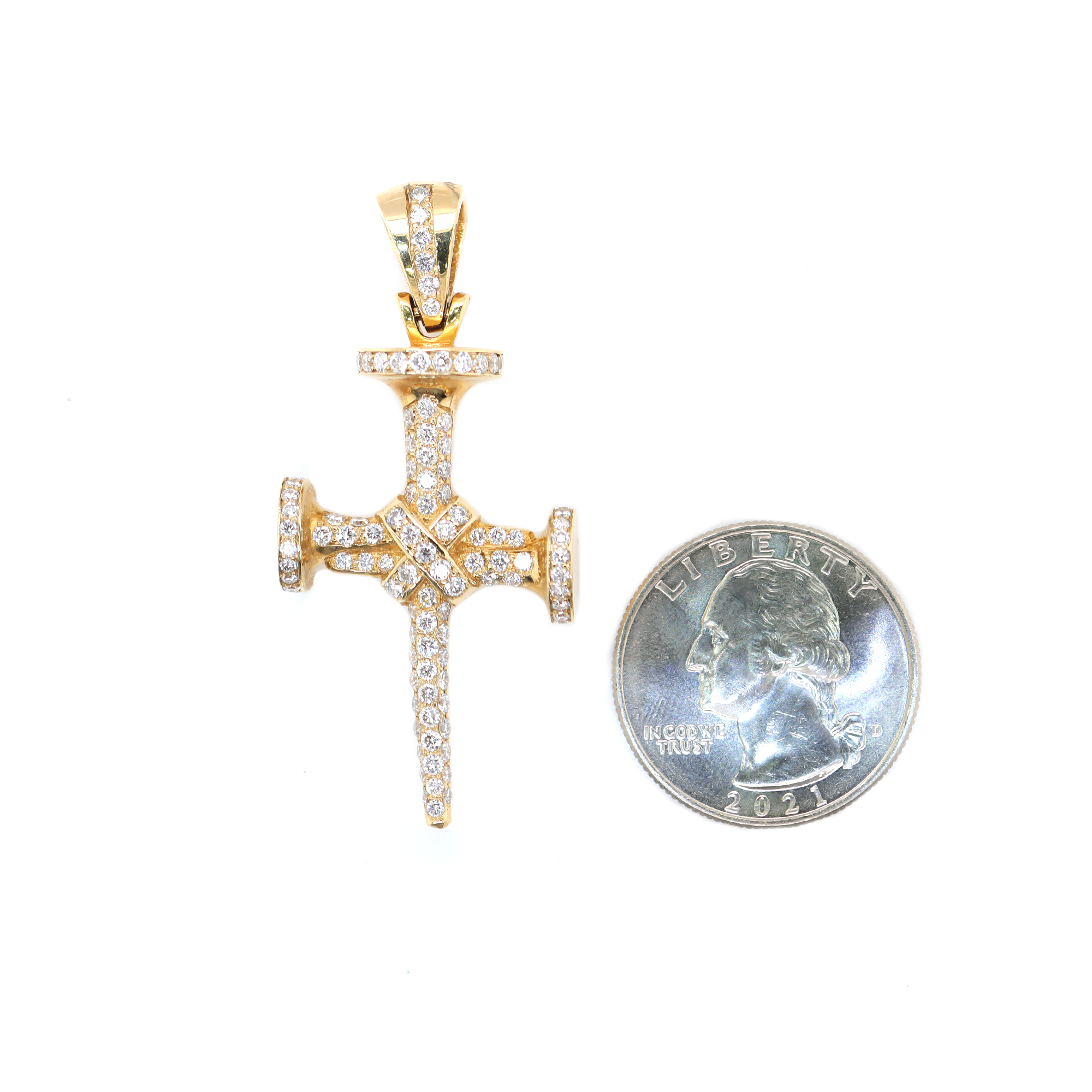 Nail Diamond Pendant 1.94 CT