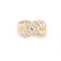 X Baguette And Round Diamond Ring 1.40 B 0.65 R