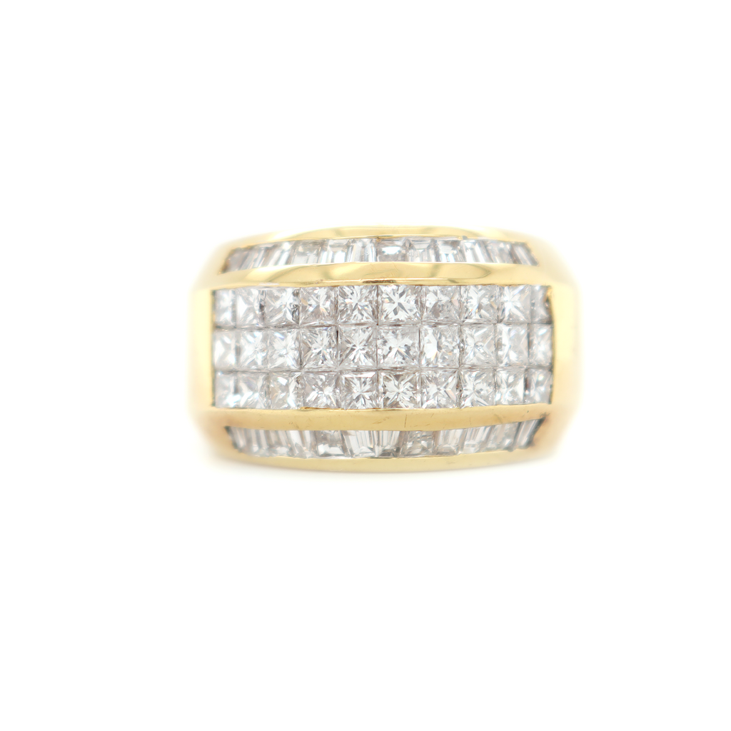 Princess Cut Diamond Ring 3.50 CT