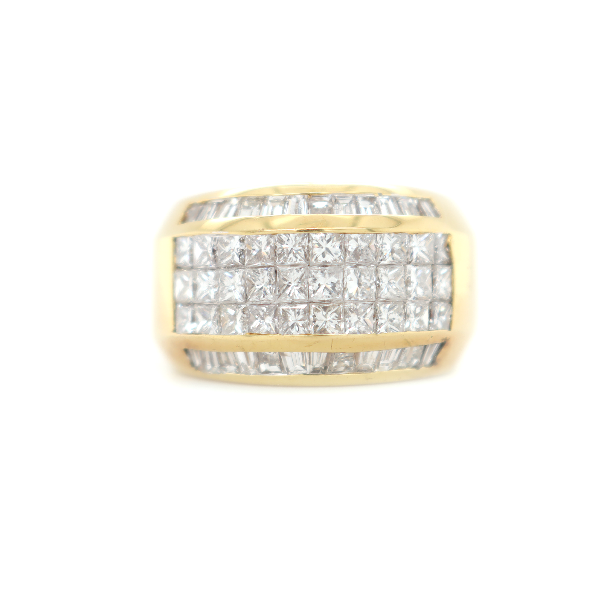 Princess Cut Diamond Ring 3.50 CT