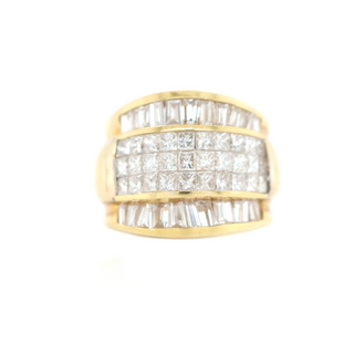 XL Princess Cut Diamond Ring 4.25 CT