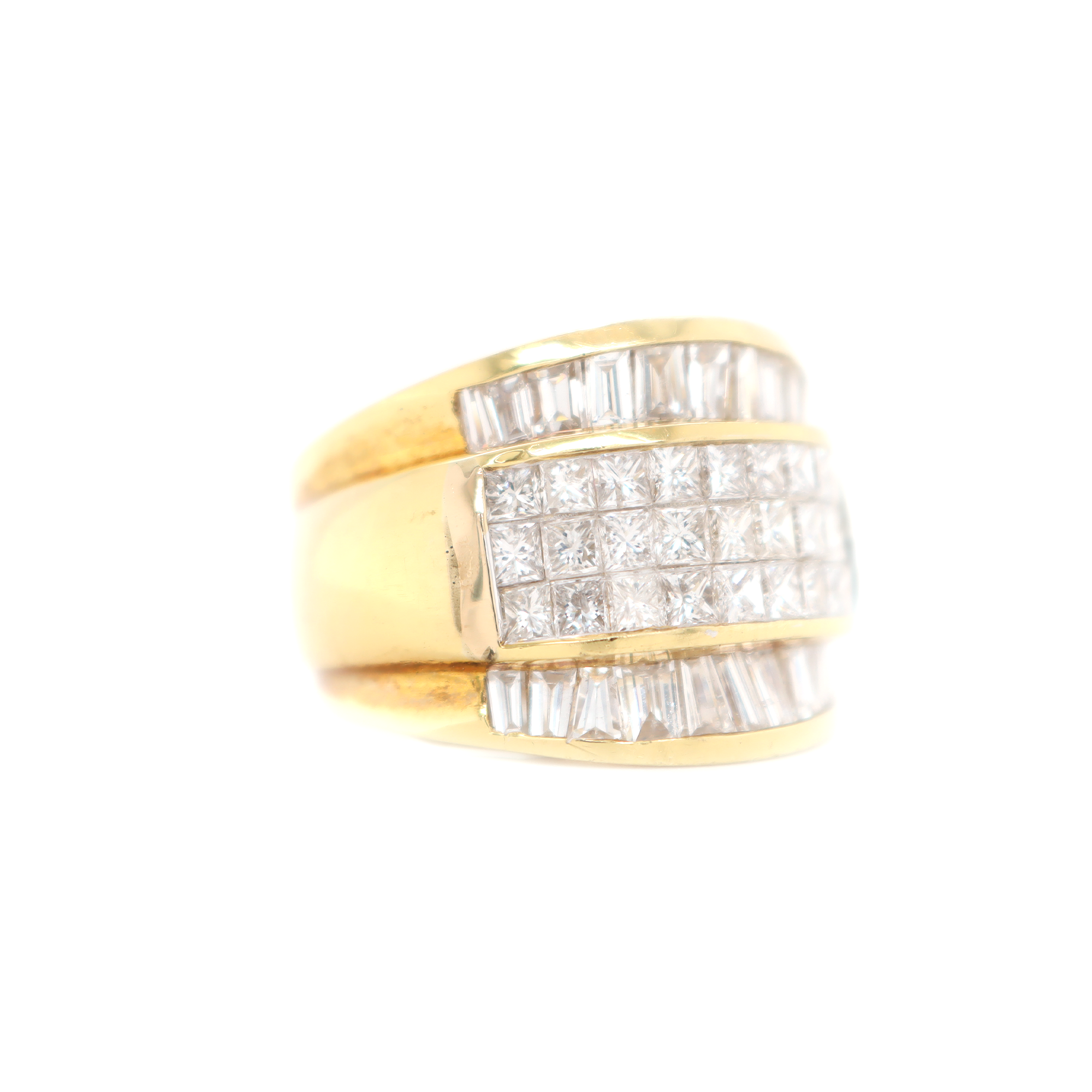 XL Princess Cut Diamond Ring 4.25 CT