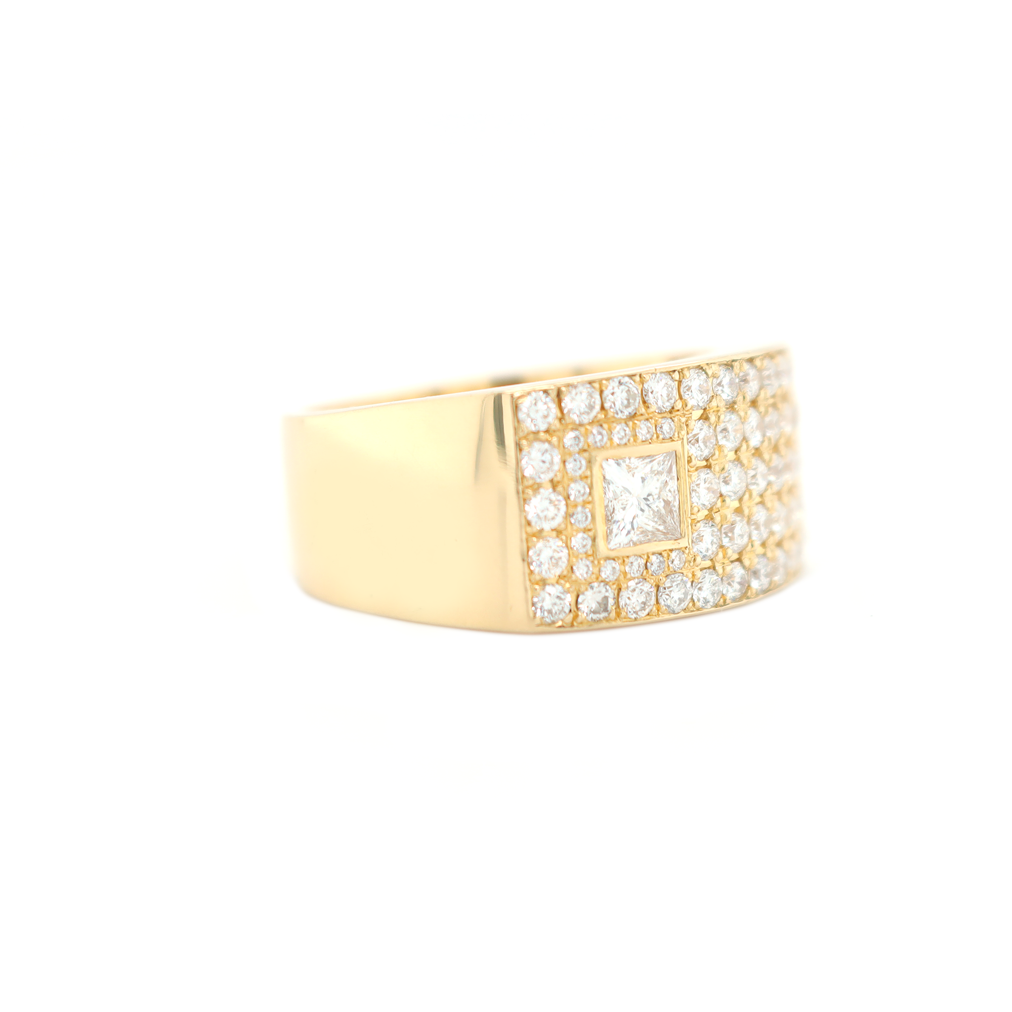 Rectangle Diamond Ring 1.75 CT