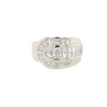 Princess Cut Diamond White Gold Ring 2.50 CT